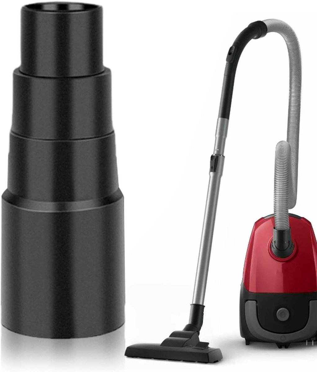 Stofzuiger Adapter - Slang Converter - Stofvrij Werken - 4-Laags Constructie - 25-42 mm - Meerkleurig