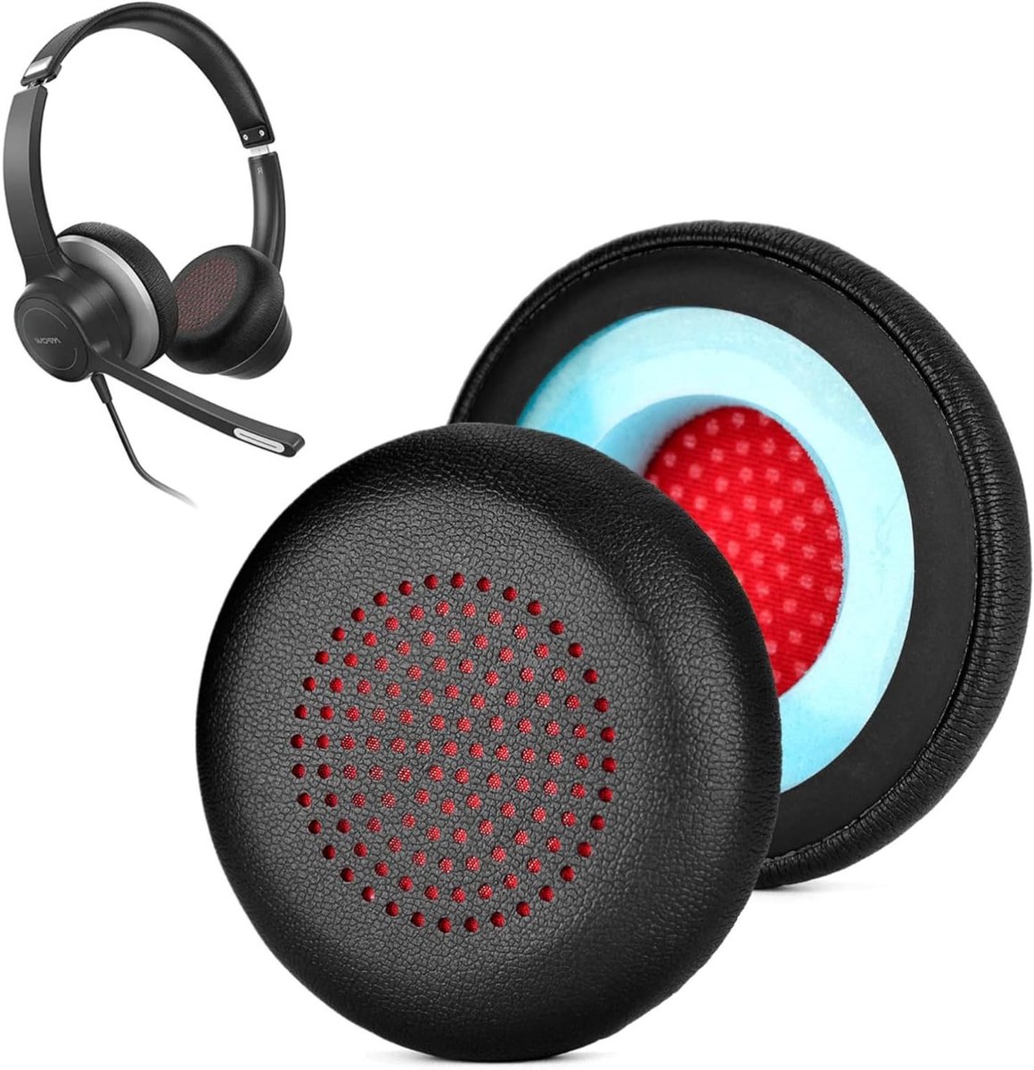 Vervangende Oorkussens voor Headsets - Comfortabele Oorkappen voor Mpow HC5 en HC6, Ideaal voor Langdurig Gebruik