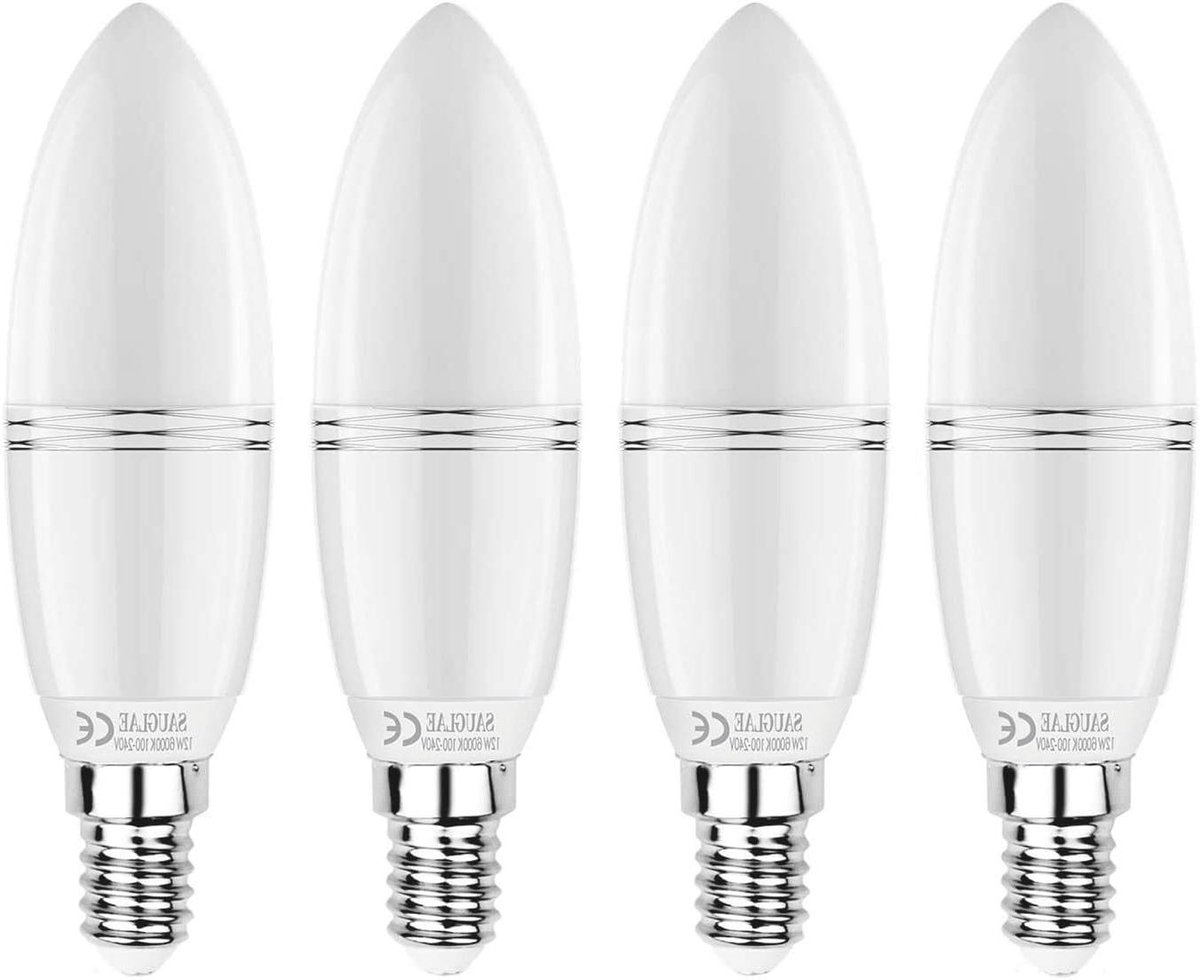 Ledkaarslampen - Energiezuinige lampen - Sfeerverlichting creëren - Direct aan zonder vertraging - 4 stuks - Koel wit