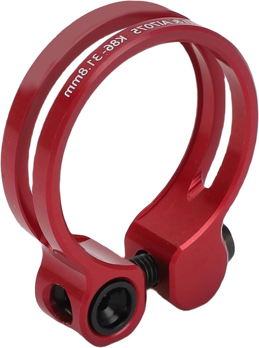 Zadelpenklem - Fietszadel houder - Fietsen - Snelle aanpassing - 27.2 en 28.6 mm - Rood