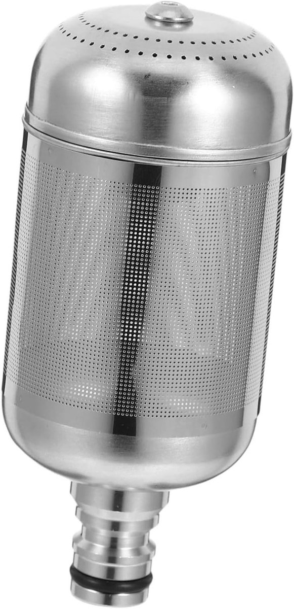 Hogedrukreiniger Filter - Waterfilter Accessoire - Autowassen - Roestvrij Staal - 11 cm - Zilver