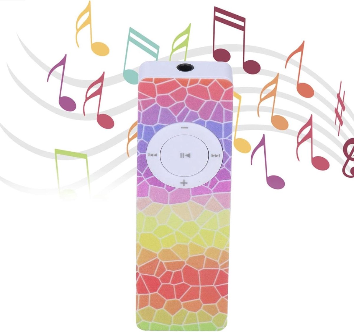 Draagbare MP3-speler - Muziekspeler Digitale Audio - Muziek Luisteren - Ingebouwde Luidspreker - 9 x 3 x 2 cm