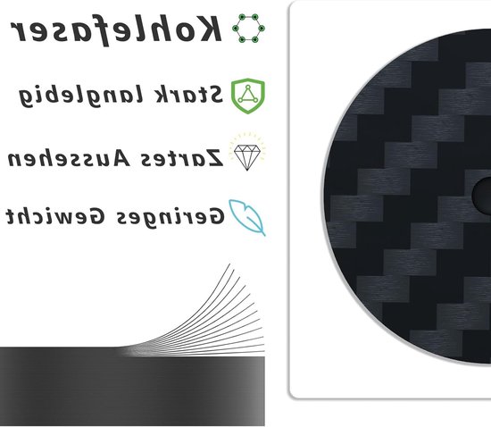 4 Pack HiFi Speaker Spike Pads 25x5mm CF255 Carbon Fiber Isolatie Voeten Vibration Dampers voor Versterker Subwoofer Platenspeler Zwart van Merkloos — afbeelding 2