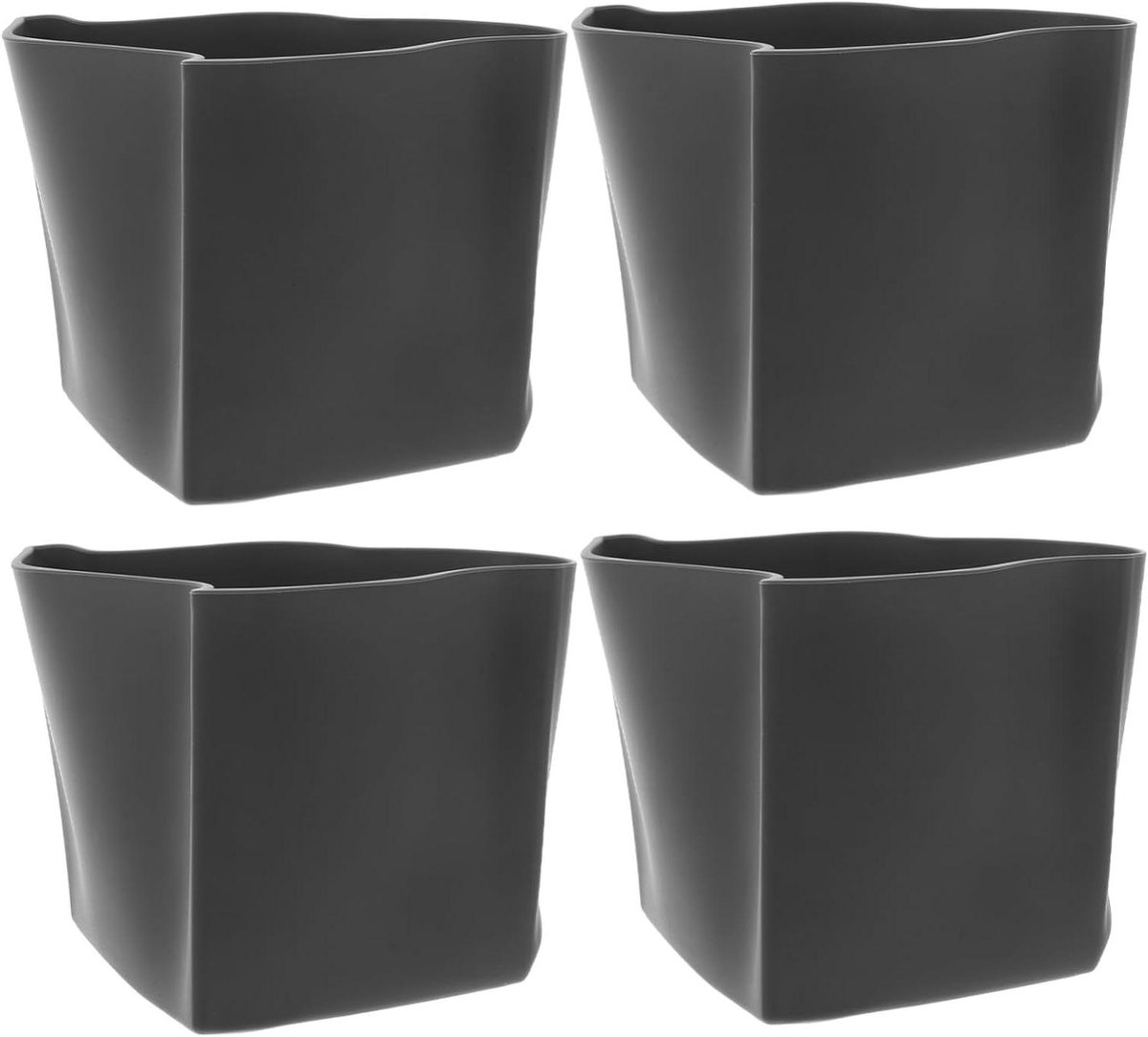 Siliconen Kookplaatinzetstuk Slowcooker Liners Meerdere Gerechten Koken Hittebestendig Materiaal 20x25x11 cm Zwart