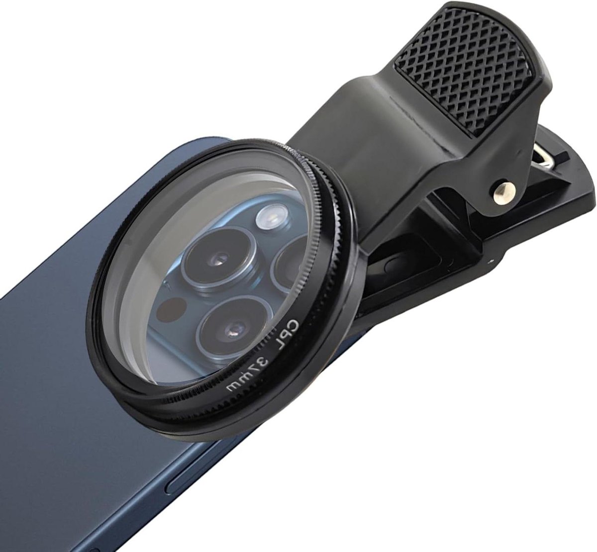 CPL-filter set - Polarisatiefilter camerafilter - Smartphone fotografie - Vermindert verblinding intensiveert kleuren - 52 mm - Zwart