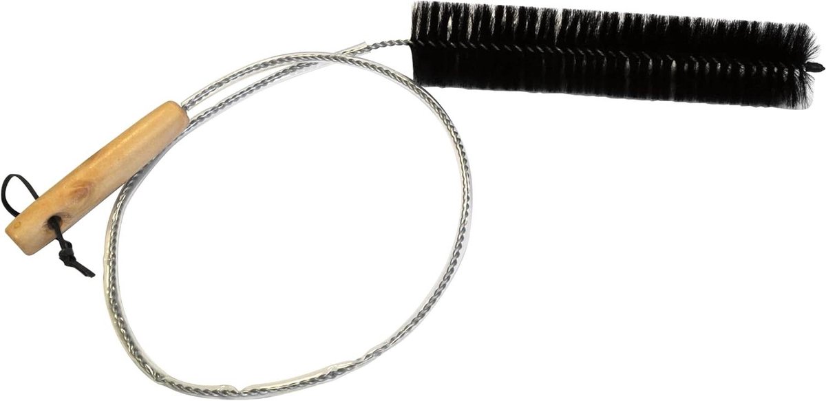 Radiatorborstel - Kolenborstel - Radiator Reinigen - Zelfnivellerend - 35 cm - Zwart