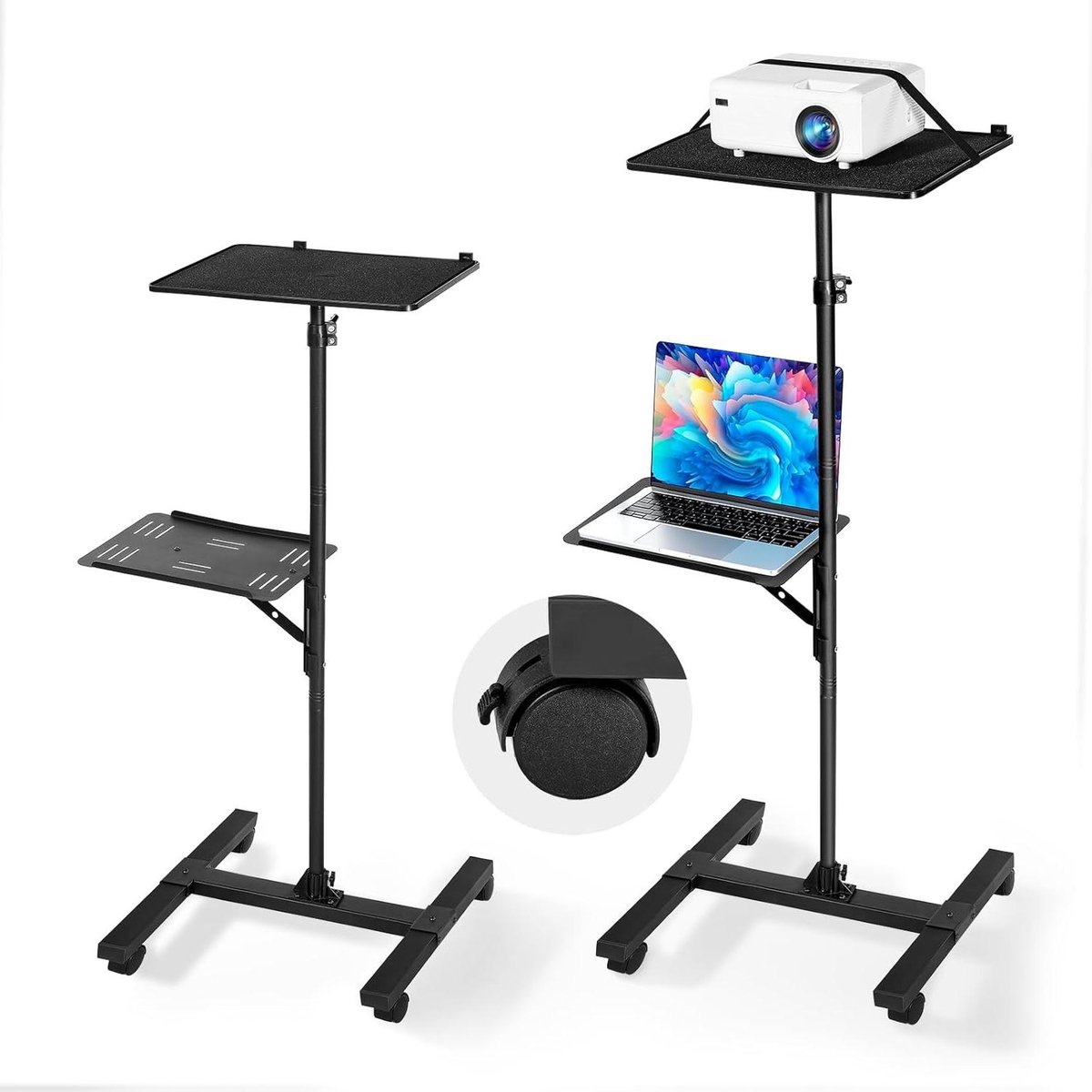 Projector Statief – Beamer Statief Met Laptop Verdieping – Verstelbaar Standaard - Flexibel