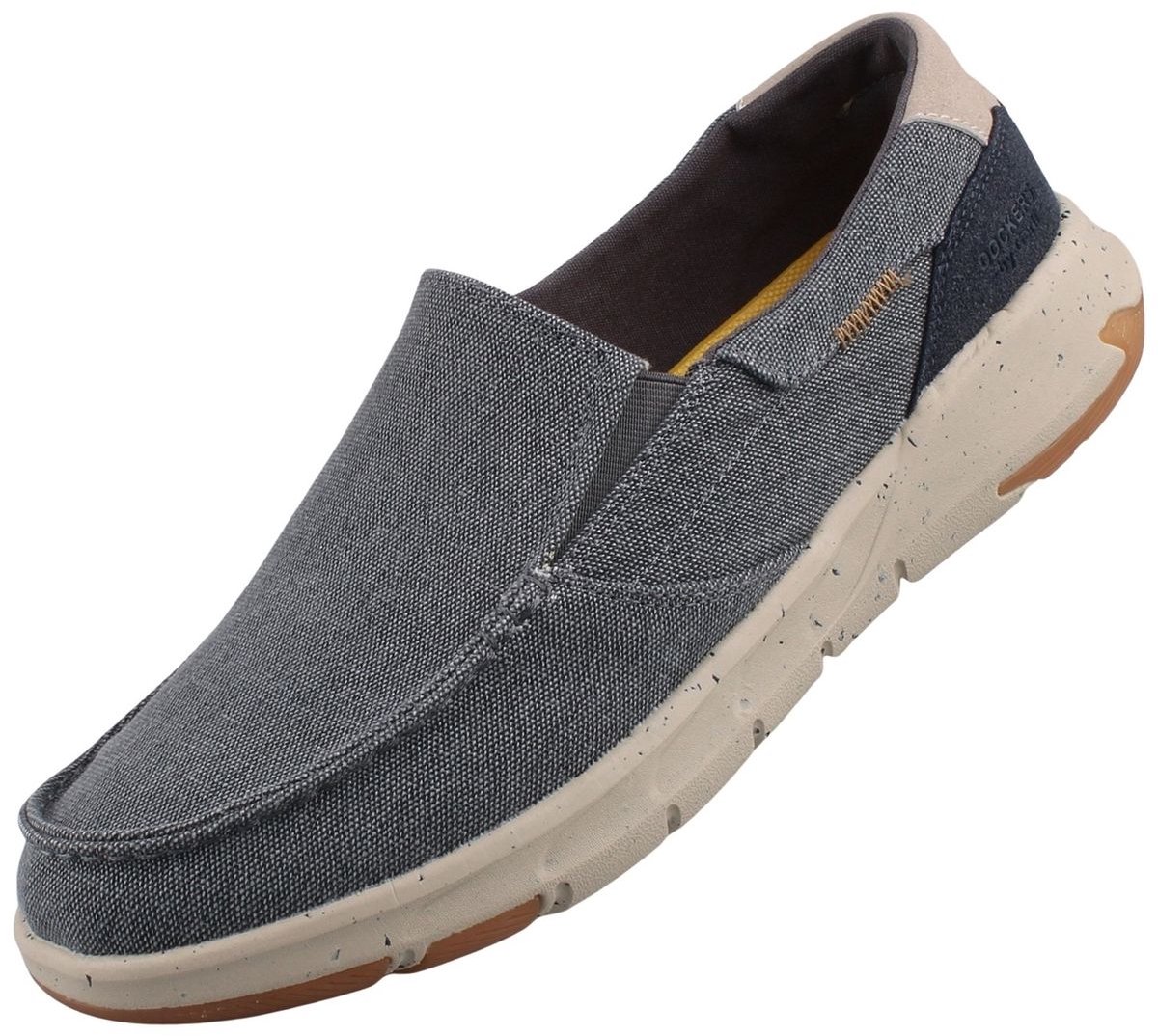Dockers by Gerli herenschoenen slip-on blauw/melange