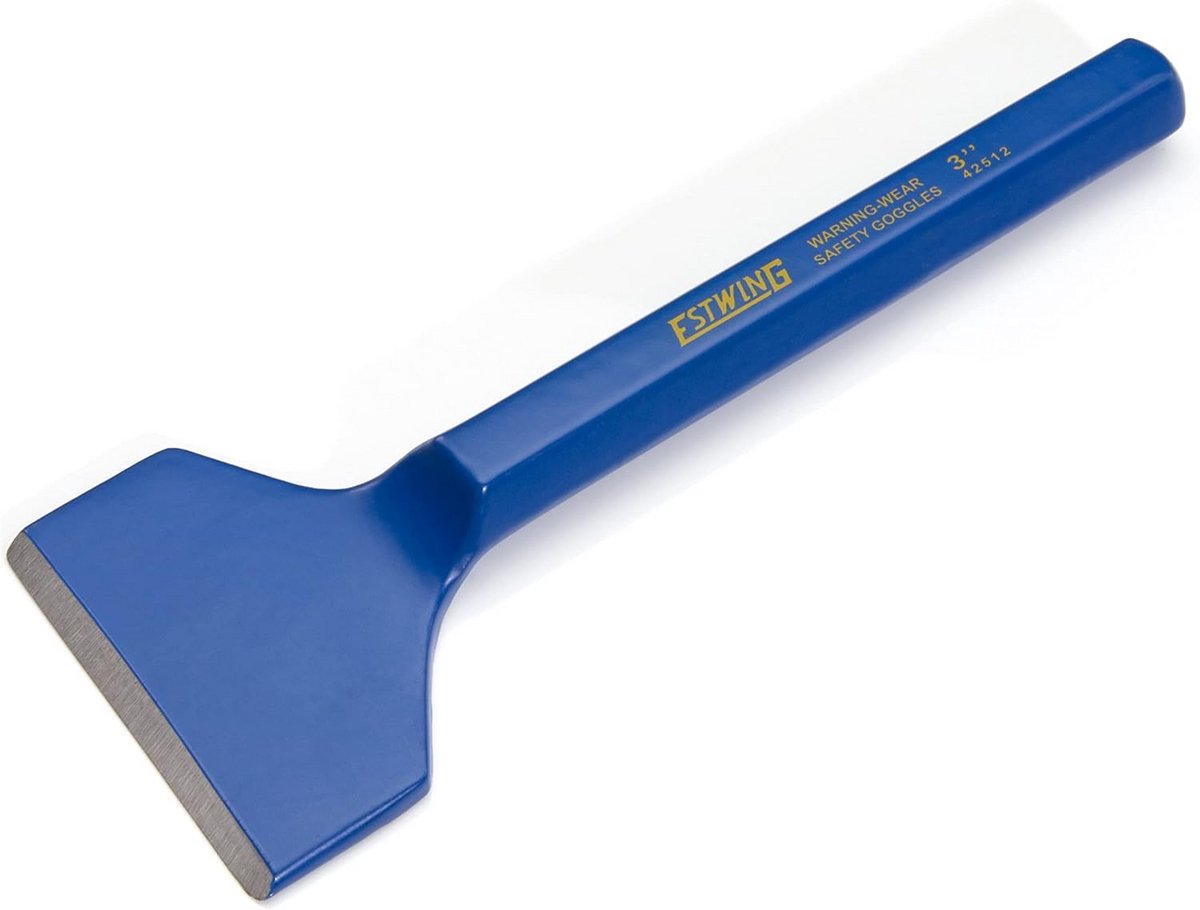 Metselwerk Beitel - Steenbeitel - Steen Bewerken - Geharde Rand - 76 cm Breed - Blauw