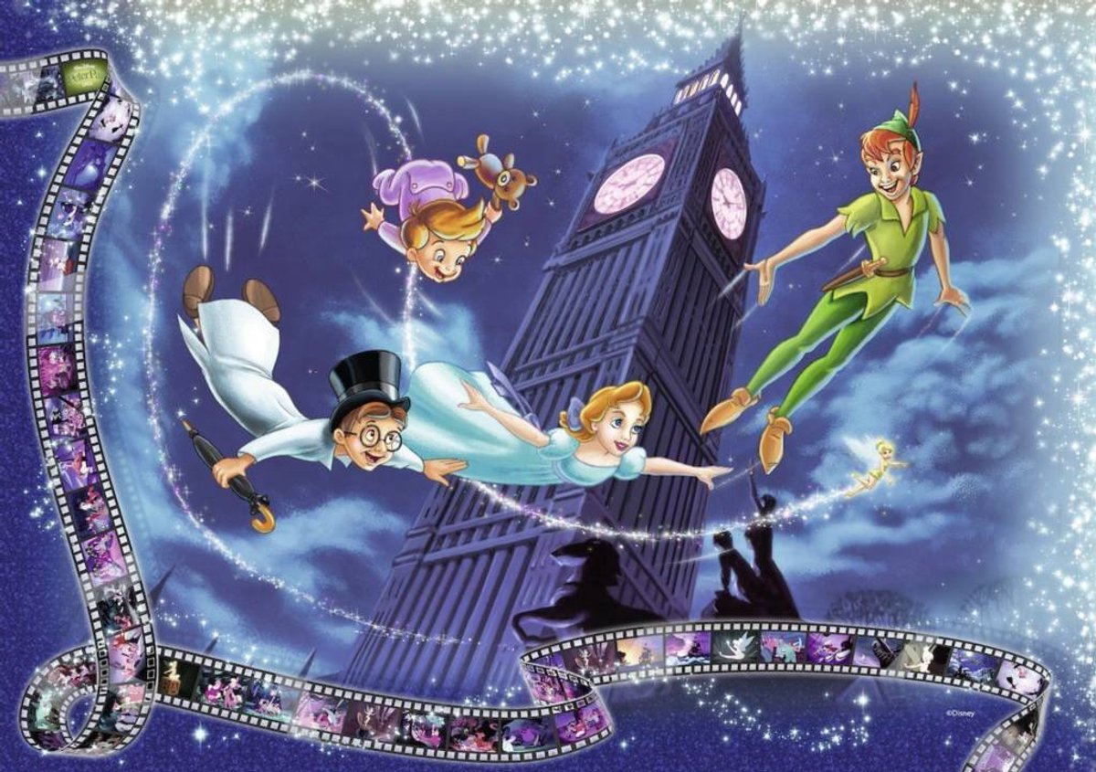 Ravensburger puzzel Disney Peter Pan - Legpuzzel - 1000 stukjes — afbeelding 3