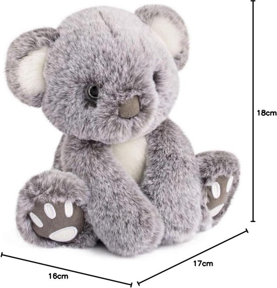 Schattige Koala Knuffel - 18 cm - Zacht Grijs Pluche Dier - Perfect Kraamcadeau — afbeelding 2