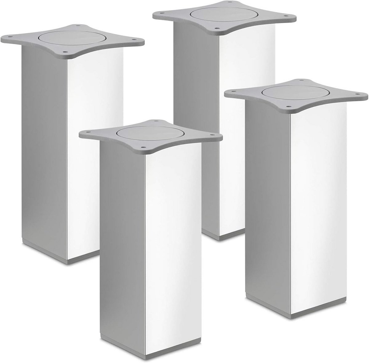 Meubelvoeten Set - Poten Kast - Meubels Ondersteunen - Geïntegreerde Vloerglijders - 4 stuks 25 mm - Gepolijst Chroom
