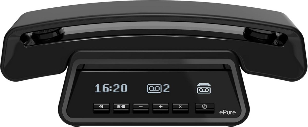Draadloze DECT-telefoon - Vaste telefoon - Thuisgebruik - Ongewenste oproepen blokkeren - 30 min opname - Zwart