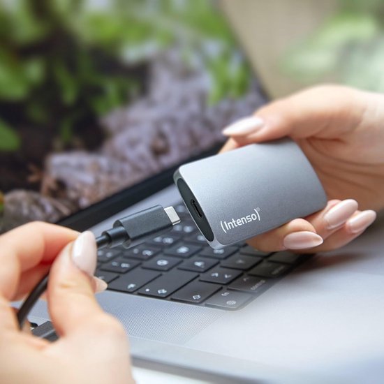 Externe SSD - Draagbare Opslag - Snelle Data Transfer - USB 3.2 Gen 2x2 - 2TB - Antraciet — afbeelding 3