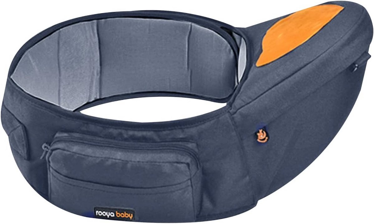 Baby heupdrager - Babydrager draagzak - Comfortabel dragen - Ergonomisch ontwerp - 0-36 maanden - Grijs