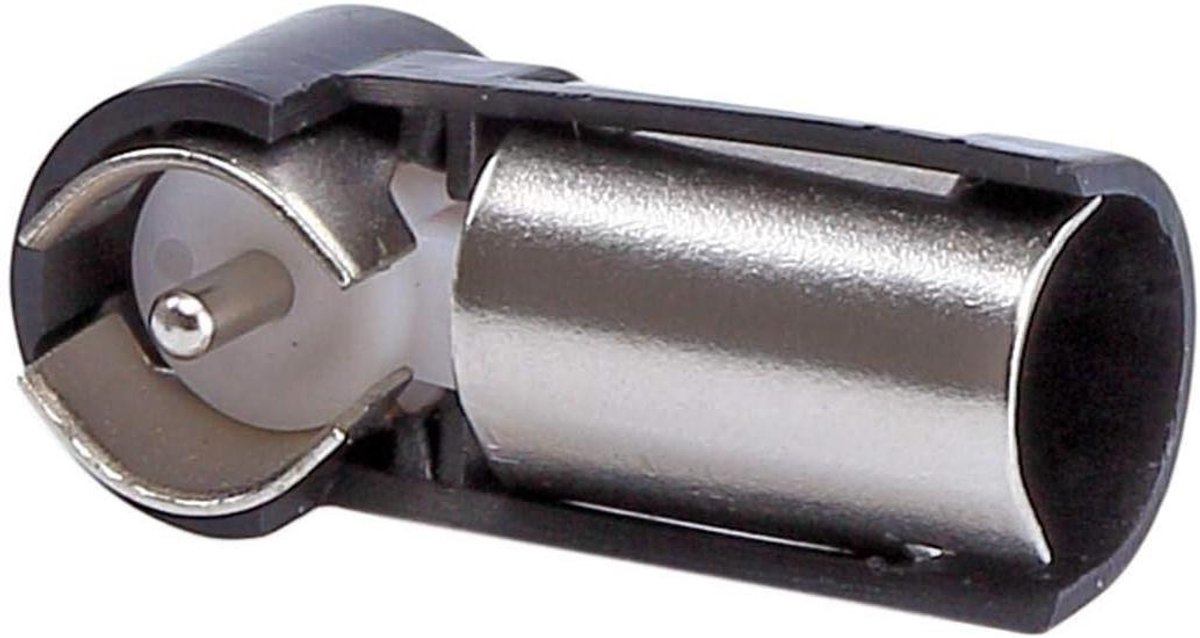 Antenne Adapter - ISO Converter - Oud naar Nieuw - Hoekstekker Ontwerp - 14x7x1 cm - Multicolor
