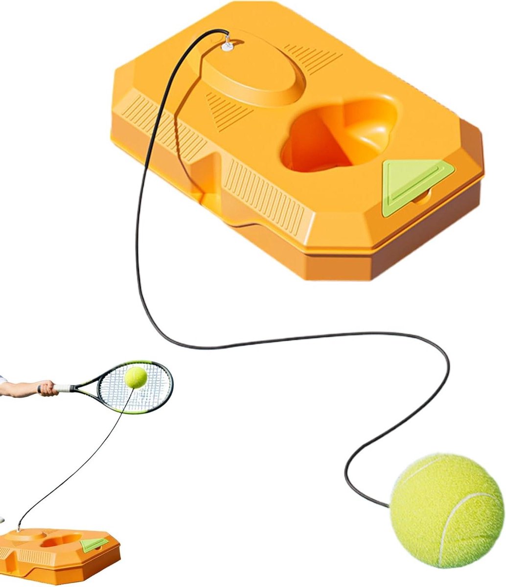 Tennis Oefening Rebounder - Sport Training Tool - Verbeter Balgevoel - Draagbaar Ontwerp - 26x17x6.2cm - Oranje