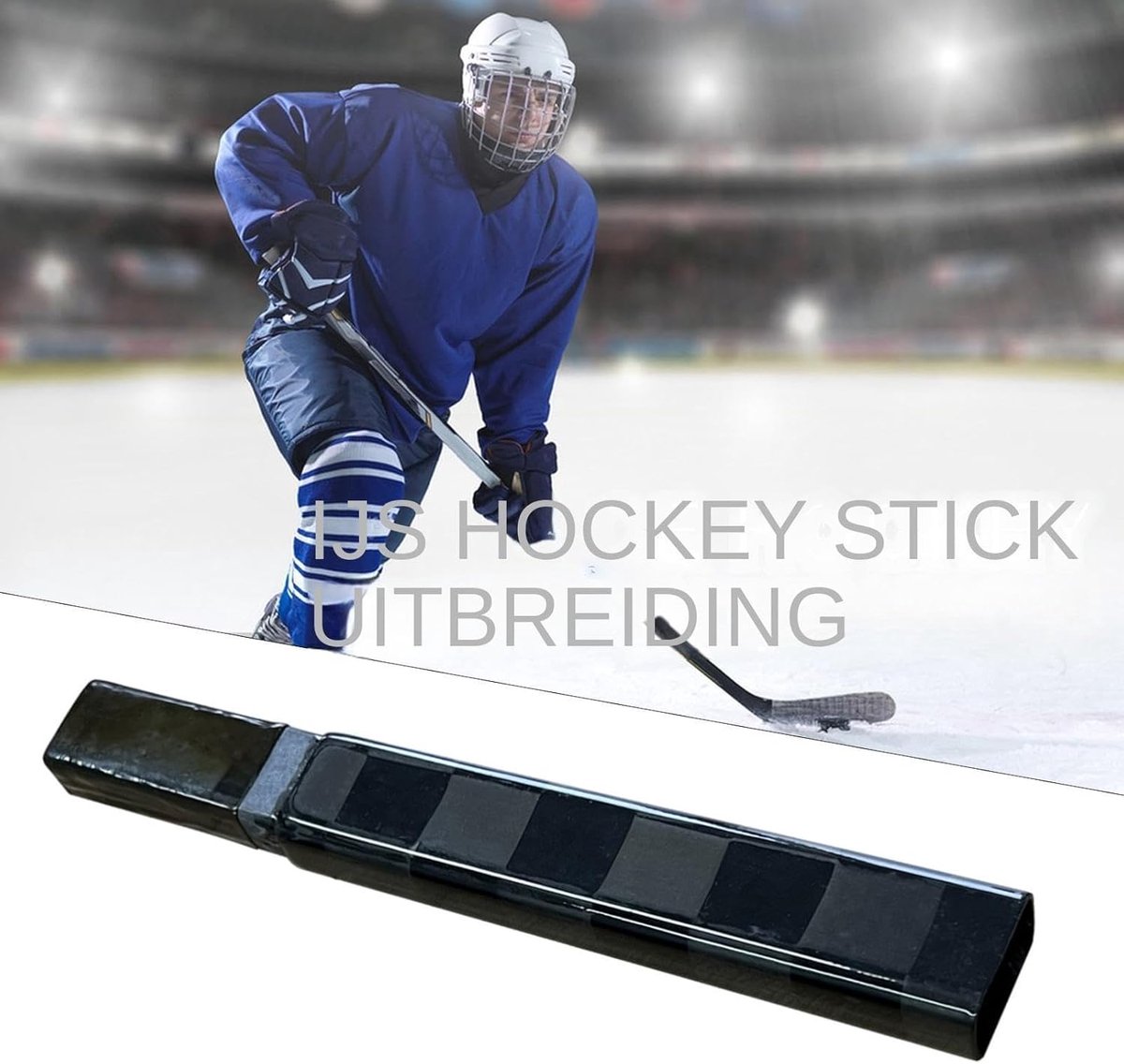 Stokplug Koolstofvezel - Composiet verlengstuk - Sportprestaties Verbeteren - Comfortabele grip - Verlengt 4 of 6 inch - Zwart