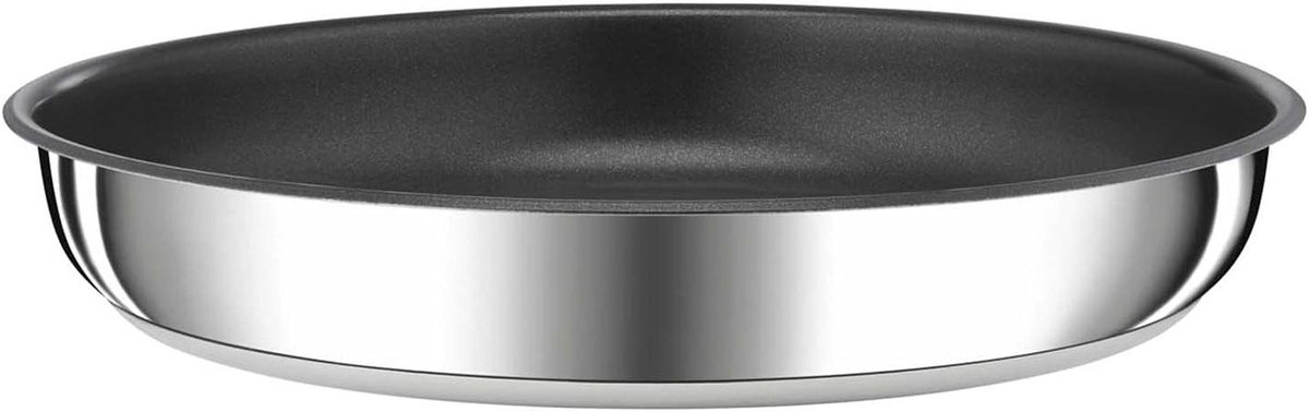 Koekenpan - Koekenpan met steel - Koken en bakken - Afneembare handgreep - 22 cm - Zwart