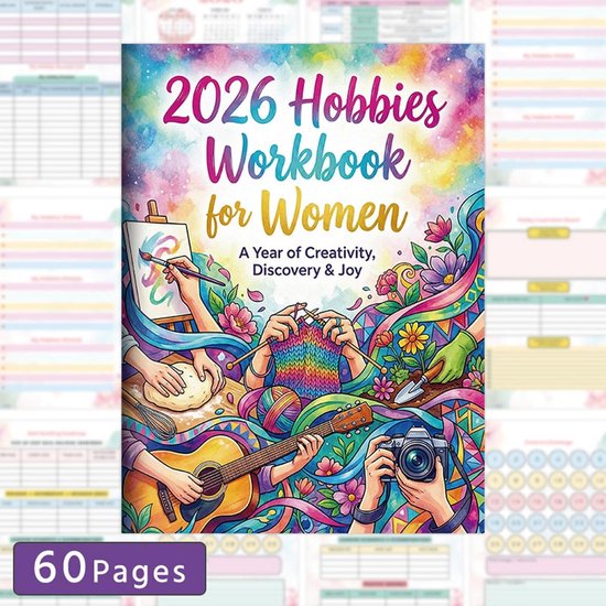 Vrijetijdshandboek Vrouwen - Hobby Planner - Productiviteit Verbeteren - Bloemenpatroon Deksel - 279 cm - Afzonderlijke kenmerken — afbeelding 3