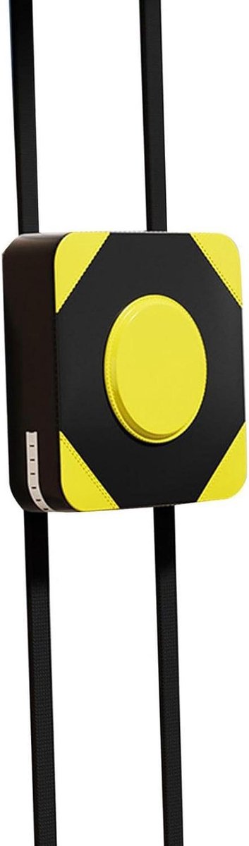Boxmat Wandmontage - Stootkussen Fitness - Kracht Training - Hoge Dichtheid Schuim - 30 x 30 x 10 cm - Zwart