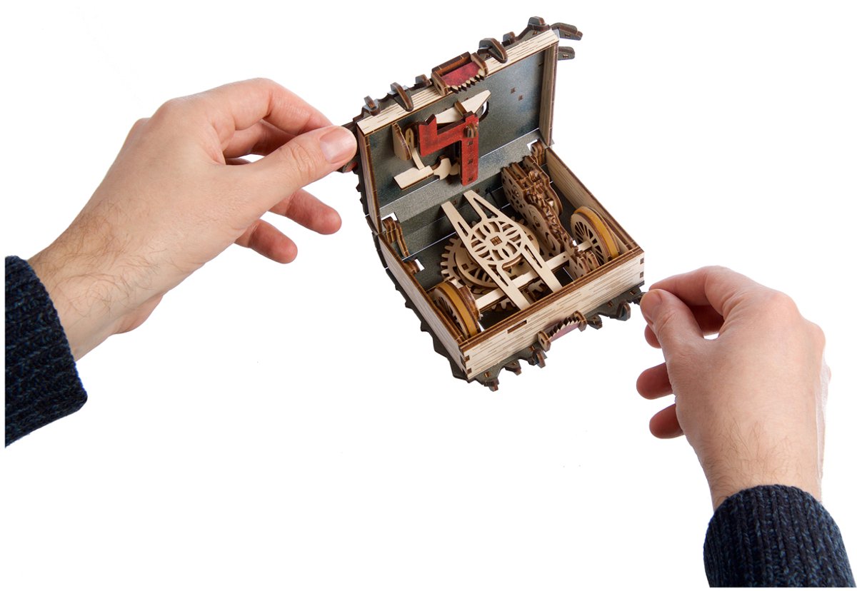 UGEARS 3D Modelbouw - The Monster Book Of Monsters™ - Harry Potter™ - Mechanisch Bouwpakket Hout - Educatief Speelgoed — afbeelding 14