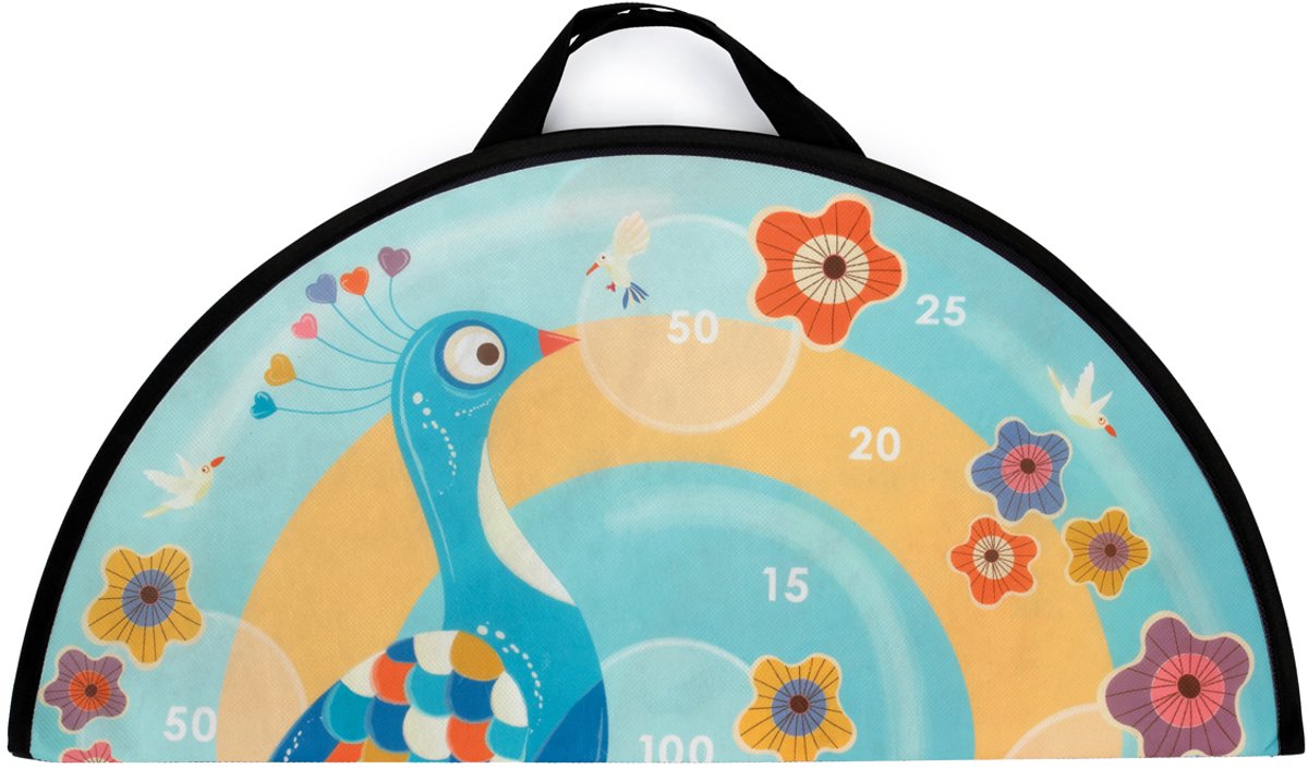 SCRATCH Disker Game - Pauw - Met 3 Magnetische Diskers - 3 Jaar