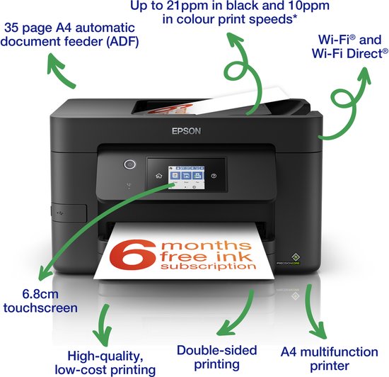 Epson WorkForce Pro WF-3820DWF – All-In-One Printer – Geschikt voor ReadyPrint
