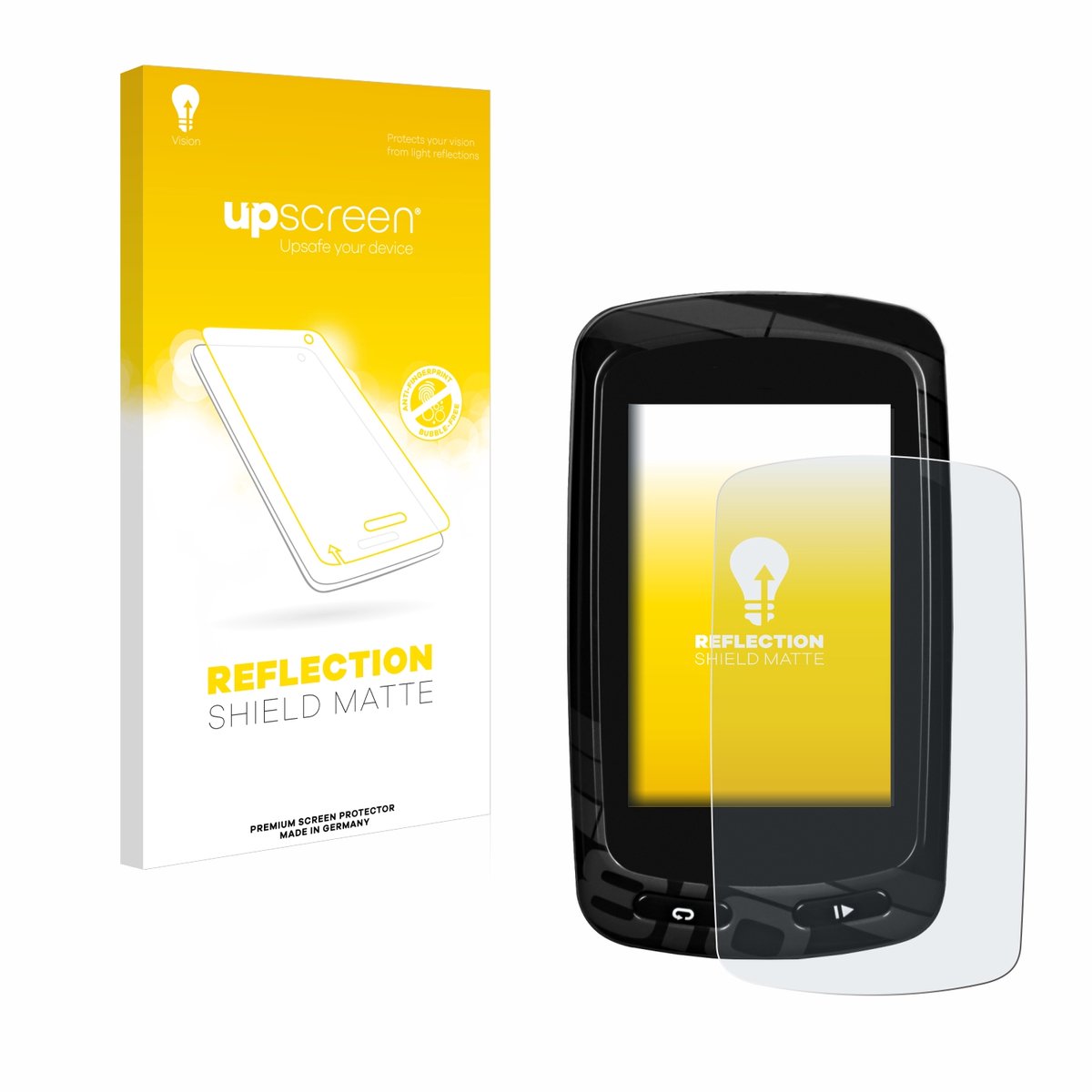 upscreen - Screenprotector voor Garmin Edge 810 - Folie Beschermfolie anti glare matte