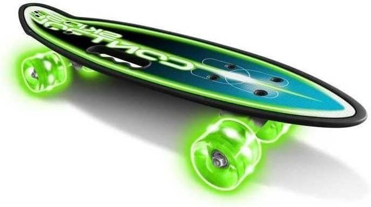 Skateboard Cruiser Board Snel Verplaatsen Verlichte Wielen 61 x 18 cm