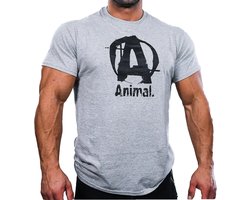 Animal Basic Logo T-Shirt - Grijs - S