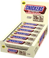 Snickers White Low Sugar High Protein Bar - 12 repen - White Chocolate