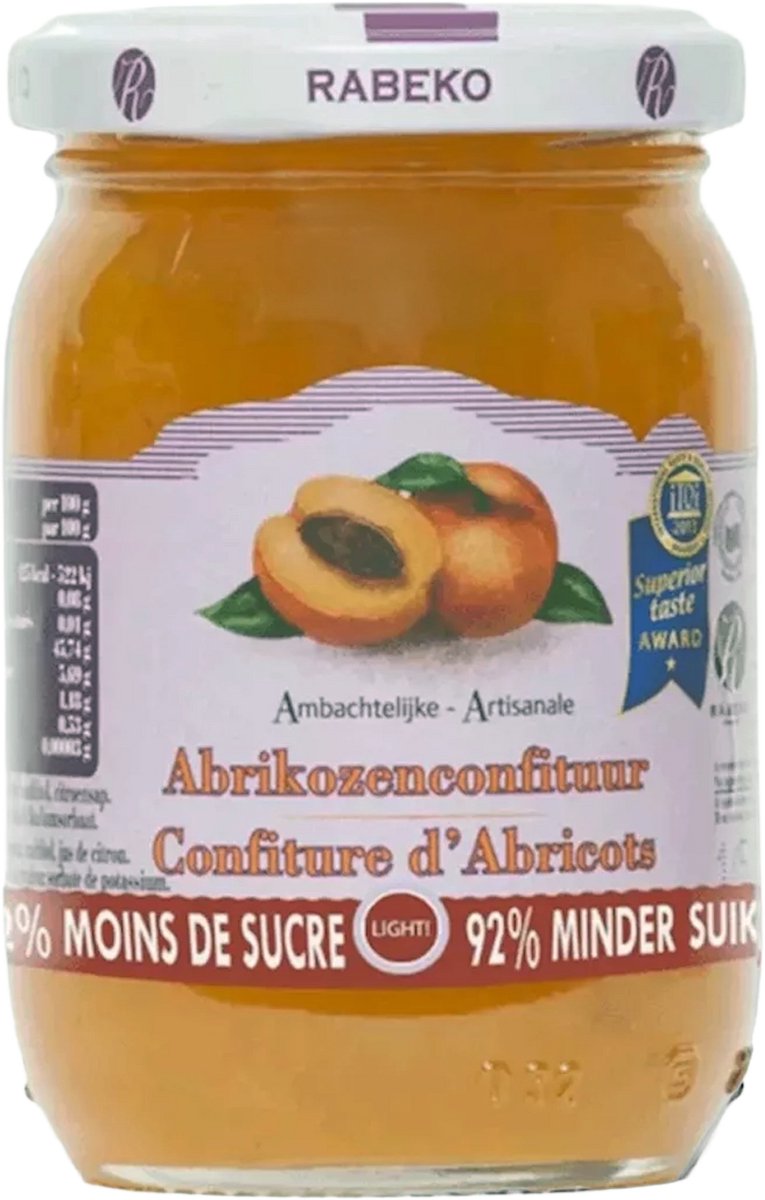 Jam 92% Less Sugar - 235 g - Apricots