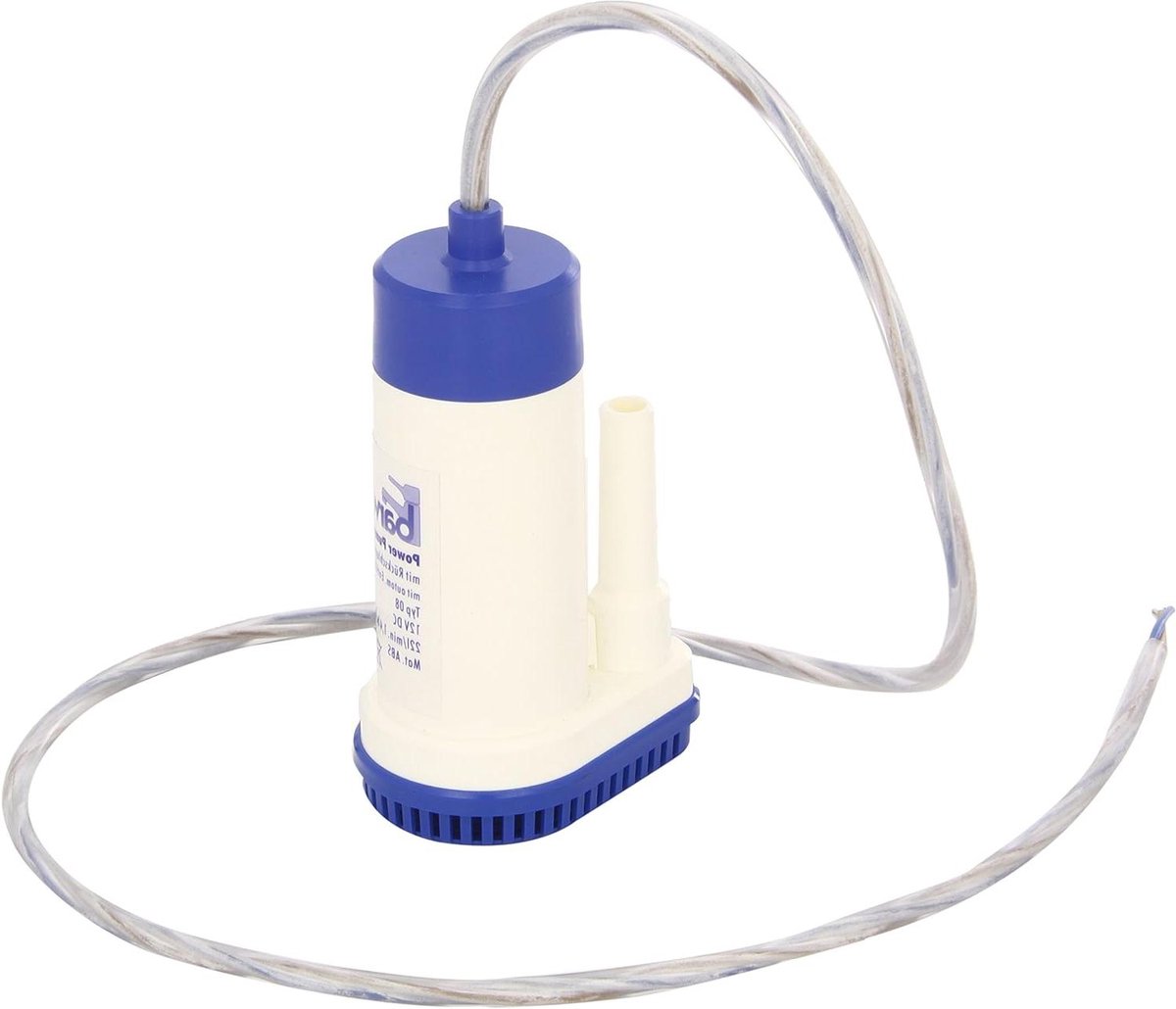 Dompelpomp - Waterpomp - Water Verpompen - 12 Volt - 15 cm - Wit