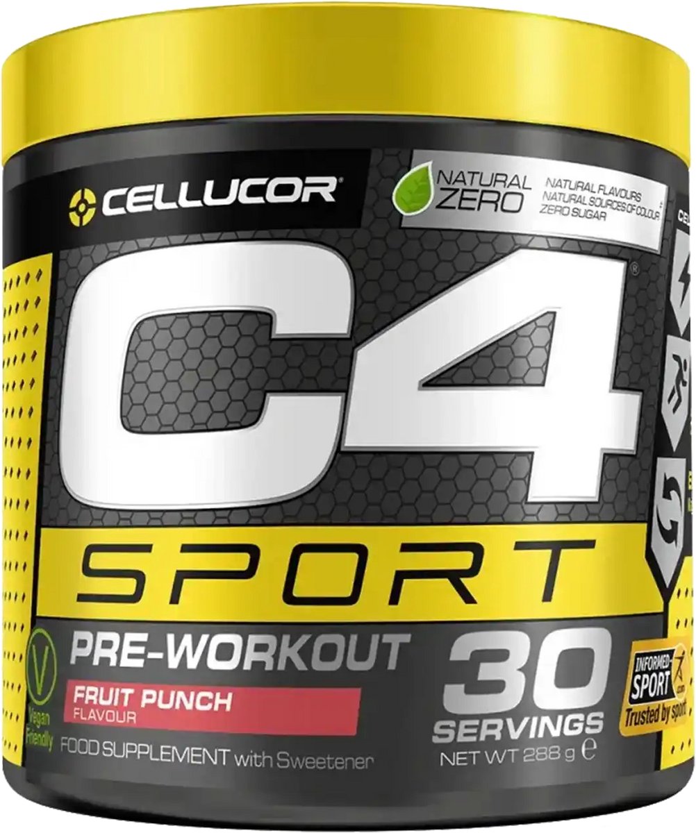 Cellucor C4 Sport Pre Workout - Fruit Punch Pre-Workout Poeder - 30 shakes (270 gram)