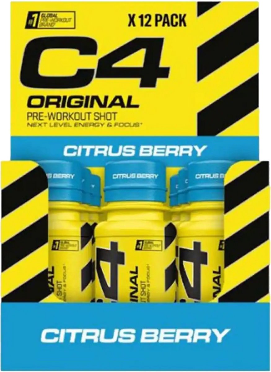 C4 Energy Shot - 12x 60 ml - Millions Strawberry