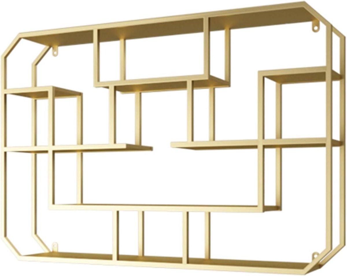 Wandrek - Drankplank - Wijn Opslag - Industrieel Design - 95 cm - Zwart