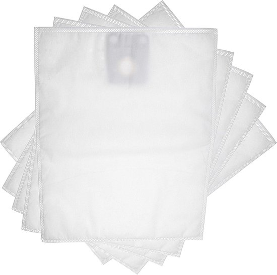 Stofzuigerzakken - Schoonmaakzakken - Stofvrij Houden - Microfleece Materiaal - 5 Stuks - Wit