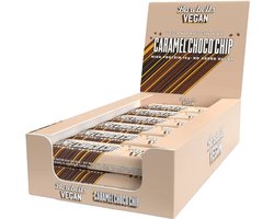 Barebells Barebells Vegan Protein Bars - 12 x 55 gram - Caramel Choco Chip