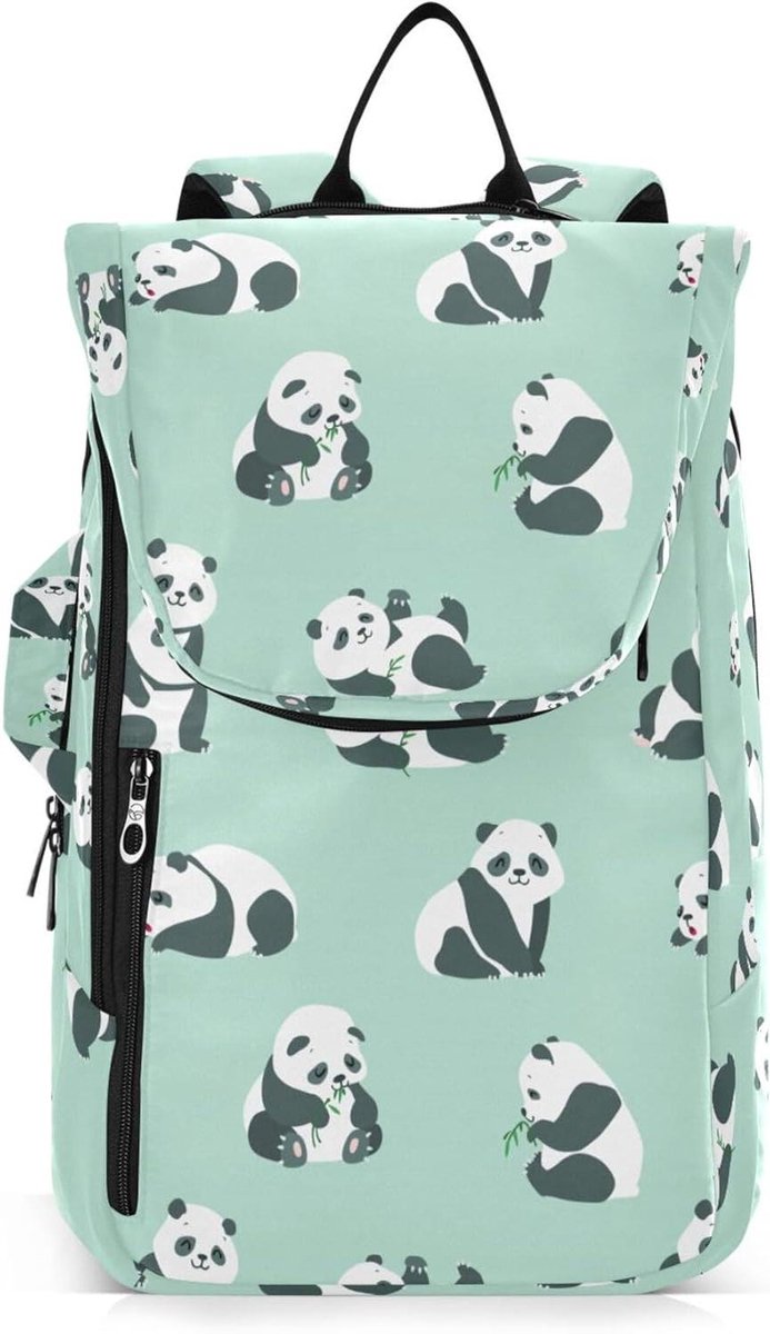 Sporttas - Outdoor tas - Sportuitrusting vervoeren - Gewatteerd racketvak - 30x20x68 cm - Panda