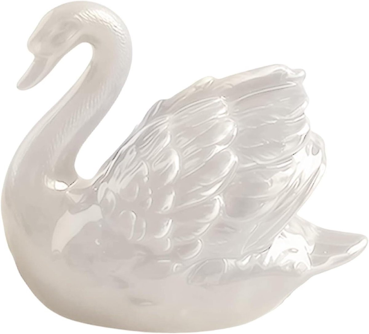 Keramische wc-deksels - Vintage toiletdecoratie - Badkamer verfraaien - Handgemaakte hoes - 10 x 5.5 x 8.5 cm - Zwart