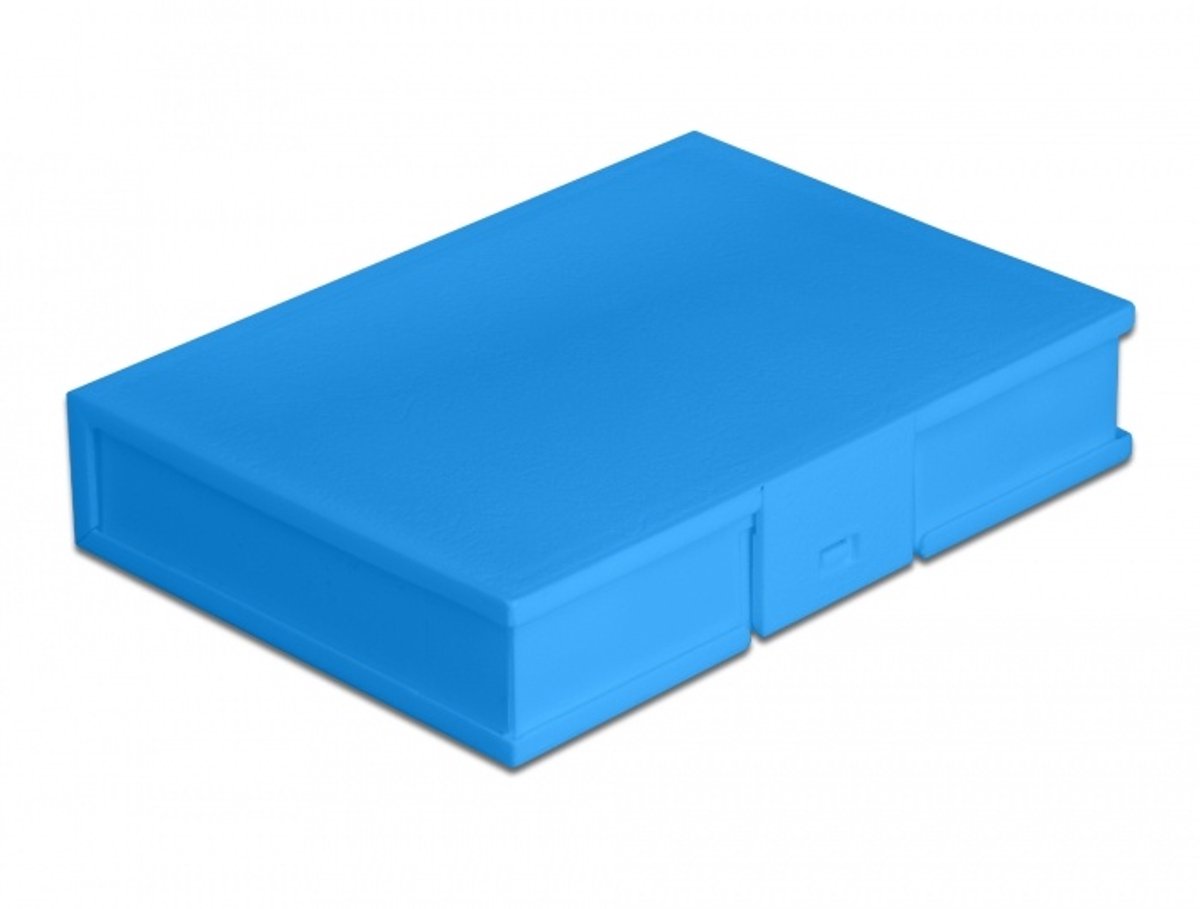 case voor opslagstations Hoes Kunststof Blauw