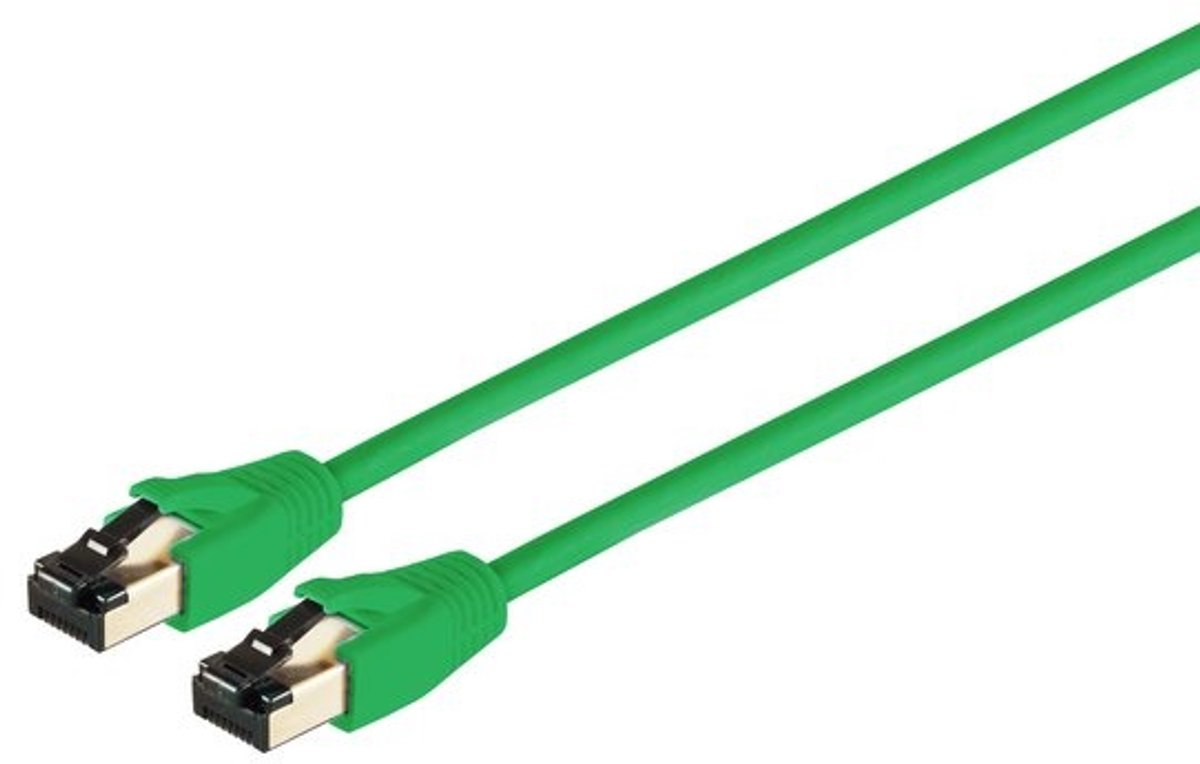 Patchkabel cat 8.1 F/FTP PIMF LSZH grün 15,0m