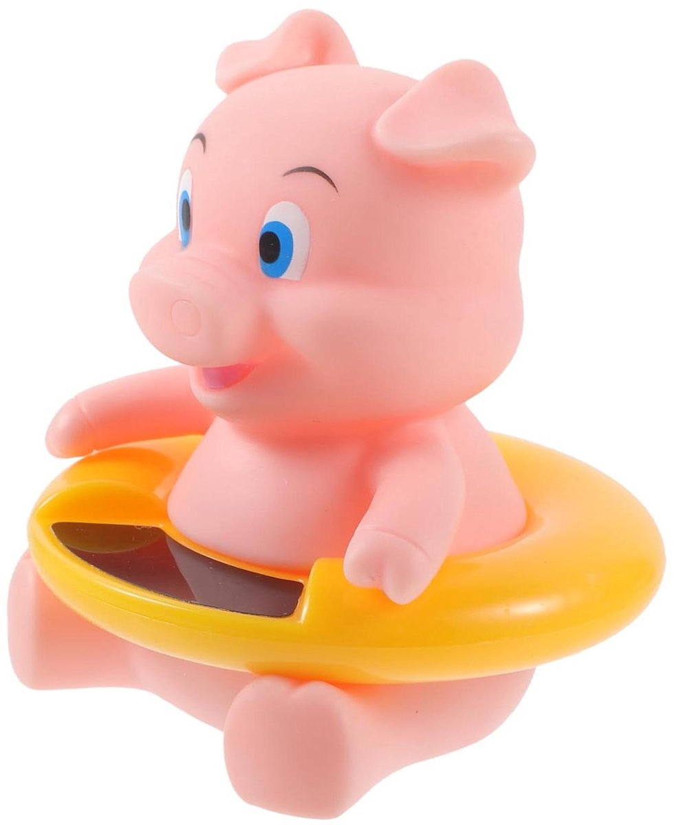 Bad Thermometer - Babyspeeltje - Watertemperatuur Meten - Drijvend Ontwerp - 9 cm - Roze