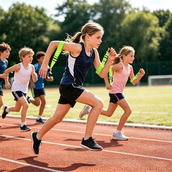 Arm Trainer - Zwaai Correctie - Hardloop Training - Spiergeheugen Vorming - Verstelbaar - Groen — afbeelding 3
