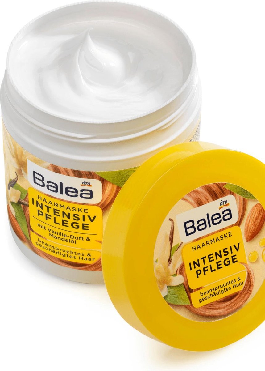 trimmen passage samen Balea Haarmasker Intensieve Verzorging met vanille geur & amandelolie (200  ml) | bol.com