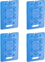 6x Blauwe koelelementen 600 gram 20 x 30 cm - Koelblokken/koelelementen voor koeltas/koelbox
