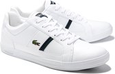 Lacoste Europa 0120 1 SMA Heren Sneakers - White/Dark Green - Maat 40