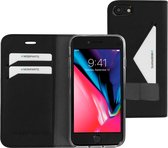 Mobiparts hoesje geschikt voor Apple iPhone 7/8/SE(2020/2022) - Wallet/Boekhoesje - Eco Leer - Magneet Sluiting - Opberg vakken - Zwart