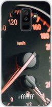 Samsung Galaxy A6 Plus (2018) Hoesje Transparant TPU Case - No Speed Limit #ffffff